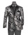 Vinci Black & Silver Velvet Brocade Paisley Sportcoat - Modern Fit Vinci Black & Silver Velvet Brocade Paisley Sportcoat - Modern Fit