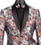 Vinci Burgundy & Silver Paisley Sportcoat with Bow Tie - Modern Fit Vinci Burgundy & Silver Paisley Sportcoat with Bow Tie - Modern Fit