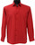 Bassiri Long Sleeve Camp Shirt - Red Tonal Stripe Design