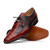 Marco di Milano Genuine Alligator with Calf Leather Dress Tie Shoe - Cognac & Brown
