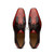 Marco di Milano Genuine Alligator with Calf Leather Dress Tie Shoe - Cognac & Brown