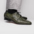 Marco di Milano Genuine Caiman Crocodile Dress Tie Shoe -Olive Green