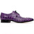 Marco di Milano Genuine Caiman Crocodile Dress Tie Shoe -  Purple Marco di Milano Genuine Caiman Crocodile Dress Tie Shoe -  Purple