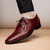 Marco di Milano Genuine Caiman Crocodile Dress Tie Shoe - Wine Marco di Milano Genuine Caiman Crocodile Dress Tie Shoe - Wine