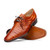 Marco di Milano Genuine Caiman Crocodile Dress Tie Shoe - Brandy