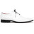 Marco di Milano Genuine Ostrich Quill Dress Tie Shoe - White