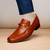 Marco di Milano Genuine Lizard with Metal Bit Loafer - Cognac Marco di Milano Genuine Lizard with Metal Bit Loafer - Cognac
