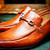 Marco di Milano Genuine Lizard with Metal Bit Loafer - Cognac Marco di Milano Genuine Lizard with Metal Bit Loafer - Cognac
