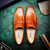 Marco di Milano Genuine Lizard with Metal Bit Loafer - Cognac Marco di Milano Genuine Lizard with Metal Bit Loafer - Cognac