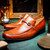 Marco di Milano Genuine Lizard with Metal Bit Loafer - Cognac Marco di Milano Genuine Lizard with Metal Bit Loafer - Cognac