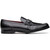 Marco di Milano Genuine Lizard & Calf Leather Comfort Loafer - Black