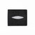 Black Genuine Single Stone Stingray & Leather  Wallet