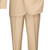 Vinci 2-Button Suit with Hidden Adjustable Waist Flat Front Slacks - Light Beige Vinci 2-Button Suit with Hidden Adjustable Waist Flat Front Slacks - Light Beige