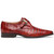 Marco di Milano Genuine Caiman Crocodile Monk Strap Dress Shoe -Rustic  Cognac