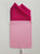 100% Cotton Pre-Folded Pocket Square Handkerchief Insert - Fuchsia