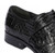 Clearance: Lombardy - Genuine Caiman Croc Hornback Dress Shoe - Black