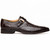 Marco di Milano Genuine Crocodile & Lizard Monk Strap Dress Shoe - Brown