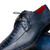Marco di Milano Genuine Caiman Crocodile & Lizard Dress Shoe - Navy