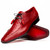  Marco di Milano Genuine Caiman Crocodile & Lizard Dress Shoe - Red