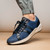 Marco di Milano Genuine Sueded Python Sneaker - Blue Marco di Milano Genuine Sueded Python Sneaker - Blue