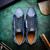 Marco di Milano Genuine Sueded Python Sneaker - Blue Marco di Milano Genuine Sueded Python Sneaker - Blue