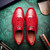 Marco di Milano Genuine Python and Calf Leather Sneaker - Red Marco di Milano Genuine Python and Calf Leather Sneaker - Red
