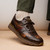 Marco di Milano Genuine Python and Calf Leather Sneaker - Brown & Cognac Marco di Milano Genuine Python and Calf Leather Sneaker - Brown & Cognac