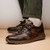 Marco di Milano Genuine Python and Calf Leather Sneaker - Brown & Cognac Marco di Milano Genuine Python and Calf Leather Sneaker - Brown & Cognac