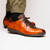 Marco di Milano Genuine Alligator & Ostrich Quill Sneaker - Brandy & Brown