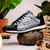 Marco di Milano Genuine Crocodile & Lizard Sneaker - Black & White Marco di Milano Genuine Crocodile & Lizard Sneaker - Black & White