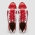  Marco di Milano Genuine Ostrich Leg & Calf Leather Sneaker - Red & White