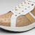 Marco di Milano Genuine Ostrich Quill & Calf Leather Sneaker - Orix Tan & White Marco di Milano Genuine Ostrich Quill & Calf Leather Sneaker - Orix Tan & White