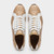 Marco di Milano Genuine Ostrich Quill & Calf Leather Sneaker - Orix Tan & White Marco di Milano Genuine Ostrich Quill & Calf Leather Sneaker - Orix Tan & White