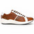 Marco di Milano Genuine Ostrich Quill & Calf Leather Sneaker - Brandy & White Marco di Milano Genuine Ostrich Quill & Calf Leather Sneaker - Brandy & White