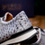 Marco di Milano Genuine Full Ostrich Quill Sneaker - Black & White  Marco di Milano Genuine Full Ostrich Quill Sneaker - Black & White