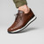 Marco di Milano Genuine Full Ostrich Quill Sneaker - Brown Marco di Milano Genuine Full Ostrich Quill Sneaker - Brown