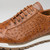 Marco di Milano Genuine Full Ostrich Quill Sneaker - Antique Cognac Marco di Milano Genuine Full Ostrich Quill Sneaker - Antique Cognac