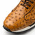 Marco di Milano Genuine Full Ostrich Quill Sneaker - Antique Papaya  Marco di Milano Genuine Full Ostrich Quill Sneaker - Antique Papaya