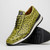 Marco di Milano Genuine Full Ostrich Quill Sneaker - Antique Green Marco di Milano Genuine Full Ostrich Quill Sneaker - Antique Green