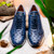 Marco di Milano Genuine Full Ostrich Quill Sneaker - Antique Blue  Marco di Milano Genuine Full Ostrich Quill Sneaker - Antique Blue