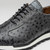 Marco di Milano Genuine Full Ostrich Quill Sneaker - Antique Grey Marco di Milano Genuine Full Ostrich Quill Sneaker - Antique Grey