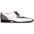 Marco di Milano Genuine Alligator with Cobra Skin Dress Tie Shoe - Grey & White Marco di Milano Genuine Alligator with Cobra Skin Dress Tie Shoe - Grey & White
