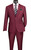 Vinci 2-Button Burgundy Textured Weave Suit - Slim Fit Vinci 2-Button Burgundy Textured Weave Suit - Slim Fit