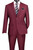 Vinci 2-Button Burgundy Textured Weave Suit - Slim Fit Vinci 2-Button Burgundy Textured Weave Suit - Slim Fit