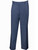 Vinci 2 Pleats - Pre-Hemmed Dress Slacks with Cuffs - Blue Weave Vinci 2 Pleats - Pre-Hemmed Dress Slacks with Cuffs - Blue Weave