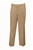 Vinci 2 Pleats - Pre-Hemmed Dress Slacks with Cuffs - Khaki Tan Vinci 2 Pleats - Pre-Hemmed Dress Slacks with Cuffs - Khaki Tan