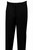 Vinci  Classic Flat Fronts Pre-Hemmed Dress Slacks - Black