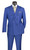 Vinci Royal Blue Glenplaid Double-Breasted Suit Vinci Royal Blue Glenplaid Double-Breasted Suit