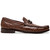 Marco di Milano Genuine Ostrich Quill Horsebit Loafer - Brown Marco di Milano Genuine Ostrich Quill Horsebit Loafer - Brown