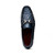 Marco di Milano Genuine Ostrich Quill Horsebit Loafer - Navy Blue Marco di Milano Genuine Ostrich Quill Horsebit Loafer - Navy Blue